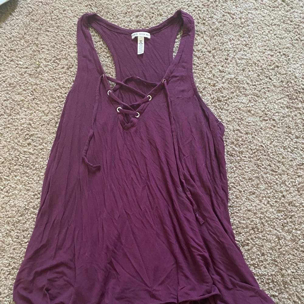 Maroon PINK tank